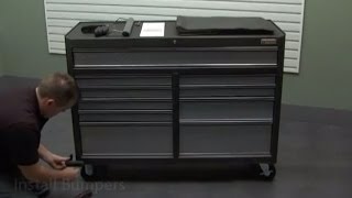 Gladiator Installation  52quot Roll Away Tool Chest [upl. by Hamirak216]