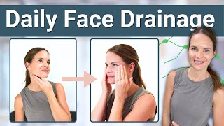 Expert Daily Face Lymphatic Drainage Routine [upl. by Silsbye183]