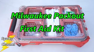 Milwaukee Packout First Aid Kit 48738435 New [upl. by Kaia]