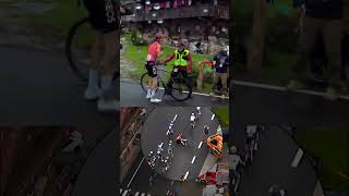 Giro DItalia 2024 Stage 19 Crash Geraint Thomas Vendrame Winner [upl. by Lowis]