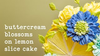 Learn How to Create a Top Forward Lemon Slice Cake with Buttercream Blooms [upl. by Obidiah]