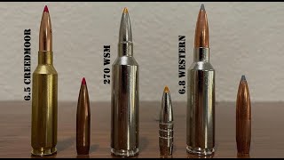 68 Western vs 65 Creedmoor vs 270 WSM Review amp Comparison [upl. by Peggy697]