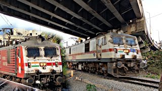 2 in 1 Blinking Acknowledgement from Cabin CrewThirukkural SF ExpressPallavan SF ExpressRPM WAP7 [upl. by Aldric]