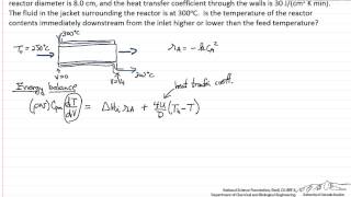 Endothermic Reaction in Plug Flow Reactor [upl. by Aizat]