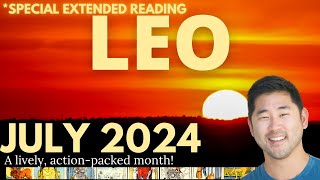 Leo July 2024  OH LEO  YOU’RE ABOUT TO BE VERY VERY HAPPY😍🌠 Tarot Horoscope ♌️ [upl. by Ibbed]