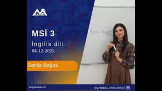 Magistraturaaz MSİ 3 İngilis dili [upl. by Easlehc]