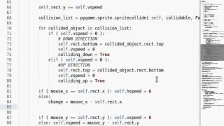 Python pygame 14 Collision with Mouse Movement [upl. by Uticas445]