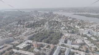 ALog Astrakhan Russia Astrakhan State Opera and Ballet Theater Aerial View [upl. by Aidnis]