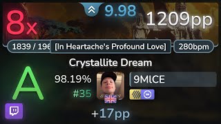 🔴 10⭐ 9MlCE  Vulpecula  Crystallite Dream In Heartaches Profound HDDT 9819 35  1209pp 8❌ [upl. by Py]