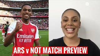 MY PREVIEW FOR ARSENAL V NOTTINGHAM FOREST AT THE EMIRATES [upl. by Henke]