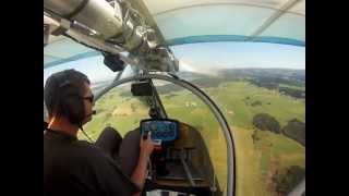 Landeanflug mit Ikarus C22 in FournetBlancheroche [upl. by Cly]