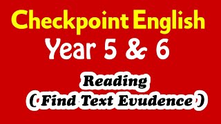 Cambridge Checkpoint Primary English  Reading Find evidence from texts [upl. by Harrak499]