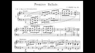 Chopin Ballade Op23 No1 in G minor Glemser [upl. by Davis]