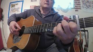 Hangman Trad Theme first fingerpicking version arrgt Michel Lelong [upl. by Aihsilat]