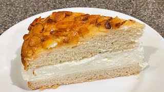 Bienenstich or Bee Sting cake see Recipe on website below [upl. by Nylatsirk404]