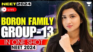 Group 13  Boron Family  pBlock in 4 Days  NEET 2024  Akansha Karnwal [upl. by Mercier]