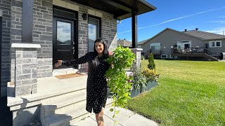 Indoor Garden tour of our new house in Canada 🇨🇦 [upl. by Derwon600]