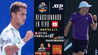 Reaccionando al match por 1° Ronda del ATP 250 Cordoba ARG Varillas PER vs Hanfmann GER [upl. by Lohman]