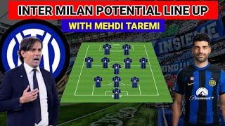 INTER MILAN 20242025 POTENTIAL LINE UP NEW TRANSFER WITH MEHDI TAREMI [upl. by Ceevah]