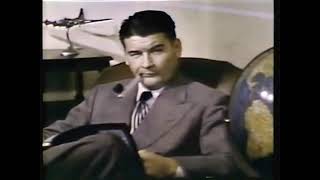 Pan Am Film quotThe DoubleDecker Strato Clipperquot promoting the Boeing 377 Stratocruiser 1950 [upl. by Larimore]