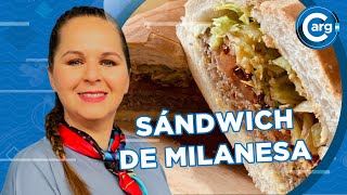 CÓMO HAGO SÁNDWICH DE MILANESA TUCUMANA [upl. by Ednyl]