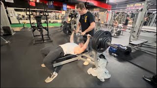 350lb Bench Press [upl. by Zigrang]