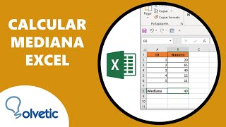 CALCULAR MEDIANA en Excel ✔️ [upl. by Medea848]