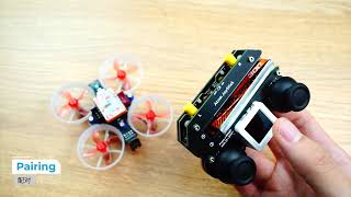 M5Stamp Fly ESP32S3 drone and Atom Joystick demo [upl. by Ydak]