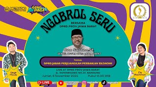 NGOBROLSERU bersama DPRD PROV JABAR amp ONO SURONOST GENGPAGIMGT [upl. by Billat]