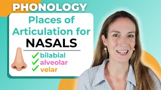 Place of Articulation for NASALS  Consonants in English Phonology [upl. by Alejo]