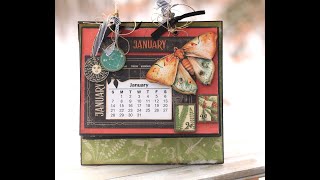 Graphic 45  Desk Calendar with Life is Abundant Collection [upl. by Elvyn178]