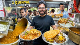 Delhi Street Food ka Highest Selling Lunch Combo  Street Food India [upl. by Ahsrats]