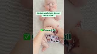 List of Cloth Diaper Safe Rash Cream clothdiapers baby diapers mom diaperrash pregnancy [upl. by Onyx]