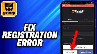 How To Fix Grindr Registration Error 2024  Easy Fix [upl. by Weathers]