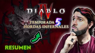 ✅ ¿Qué Incluye la TEMPORADA 5 en DIABLO IV EXPLICACIÓN en 1 min [upl. by Thatcher]