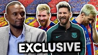 quotLionel Messis Biggest Weakness Isquot  Eric Abidal EXCLUSIVE Interview [upl. by Nhar163]