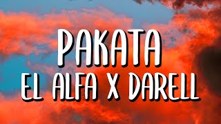 Darell x El Alfa  PAKATA LetraLyrics [upl. by Hedi]