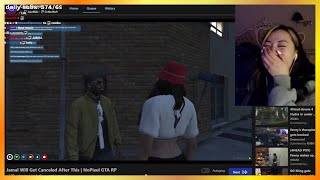 FanFan Reacts To Jamals GIGACHAD Clip  NoPixel 40 GTA RP [upl. by Noned743]