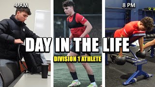 DAY IN THE LIFE OF A D1 ATHLETE SOCCER PLAYER [upl. by Ained]