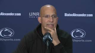 James Franklin press conference ahead of Penn States game vs Michigan [upl. by Brunhilda]