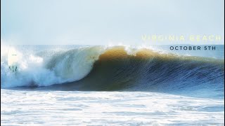 Surfing 1st Street in Virginia Beach [upl. by Ettelliw]