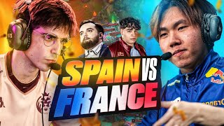 SPAIN VS FRANCE  IBAI VS KAMETO BANGER GAME  CAEDREL [upl. by Akenn468]