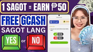 1 SAGOT â‚±50 FREE GCASH  Sagot lang ng âœ…YES or âŽNO  5x CASHOUT PER DAY  LIVE PAYOUTðŸ’¸ [upl. by Edith460]