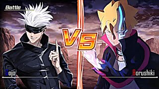 Satoro Gojo VS Borushiki  Mugen Jus Jump Force [upl. by Kopans]