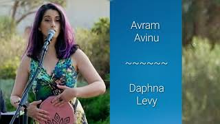 Avram Avinu Groove  Daphna Levy [upl. by Niamrej254]