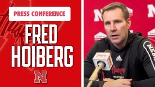 Fred Hoiberg previews Nebraska’s regular season finale at Michigan I Nebraska Basketball I GBR [upl. by Larine374]