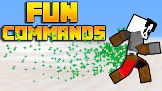 10 EXTREMELY Fun Commands in Minecraft [upl. by Grimaud]