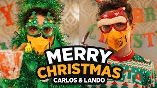 Huski Chocolates Christmas challenge with Carlos Sainz and Lando Norris [upl. by Harberd626]