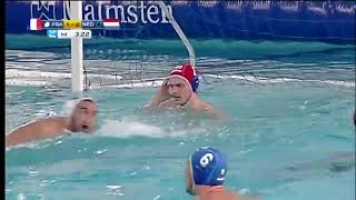 Water polo France Pays Bas Qualification Jeux Olympiques Rio 2016 [upl. by Arhaz1]