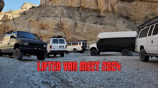 Lifted Van Meet 2024 Action Van Suspension Weldtec Camburg AJs UJoint Advanced 4wd Colorado Camper [upl. by Aniala]